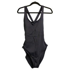 Andie Tulum Navy Blue Beach Pool Resort Crisscross M New